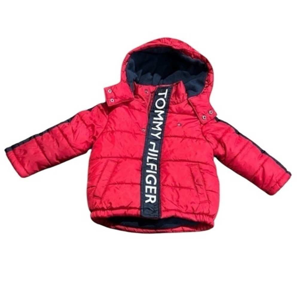 Tommy Hilfiger Red Kids Puffer Jacket